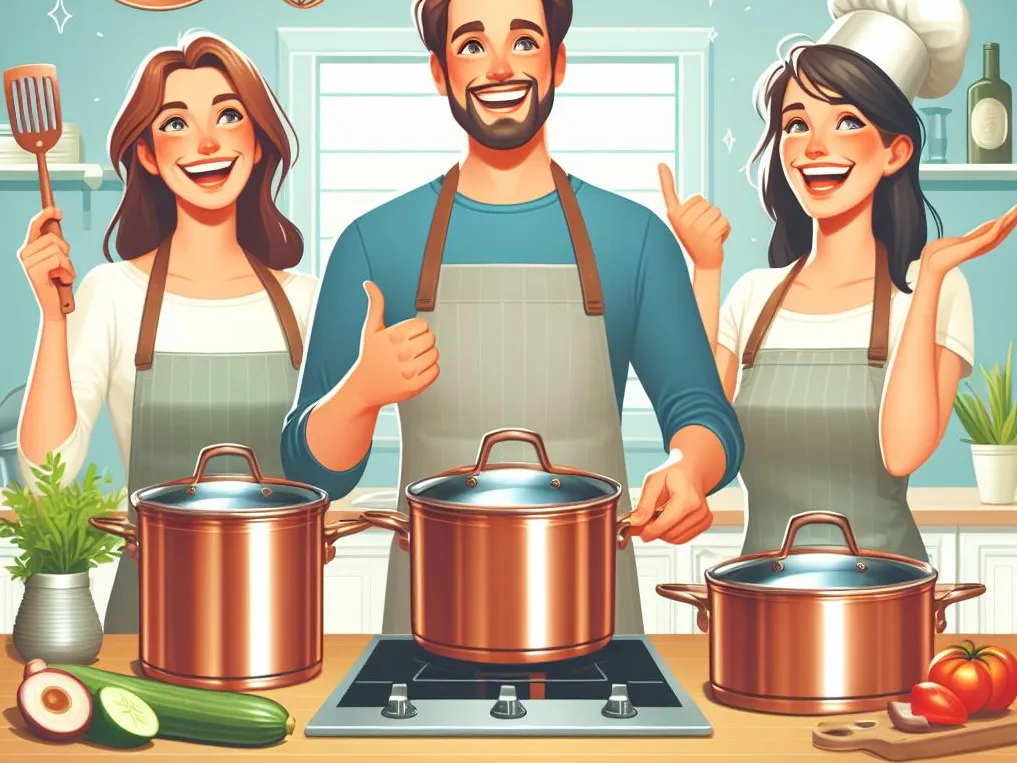 Cuisinart Copper/Stainless steel Tri-Ply 8-Piece Cookware Set