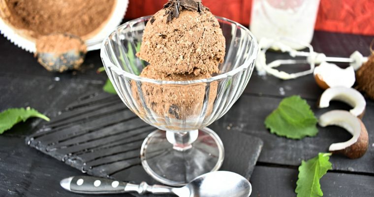 Chocolate Coconut Ice Cream – Sugar Free Recipe