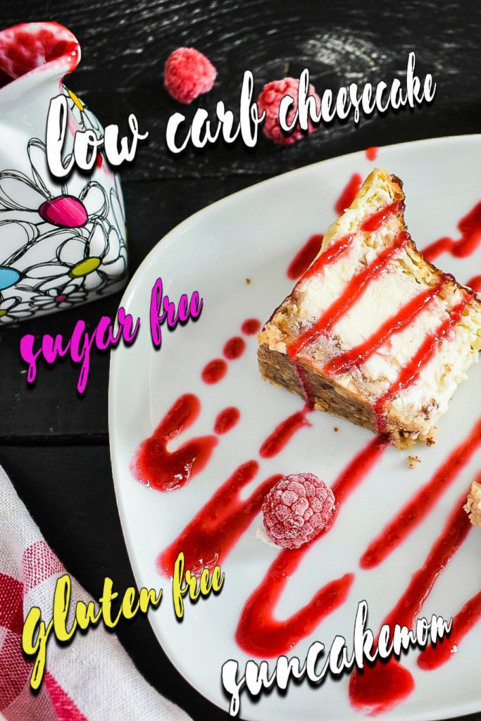 Low Carb Cheesecake Recipe-Pinterest-SunCakeMom