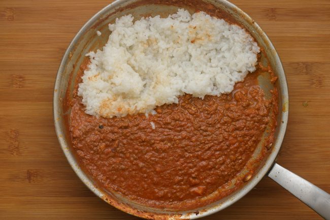 Bolognese tomato sauce rice-gp-SunCakeMom
