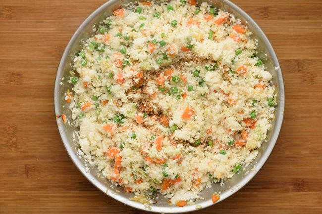 Cauliflower chicken fried rice recipe - SunCakeMom