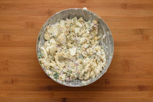 Cauliflower potato salad recipe - SunCakeMom