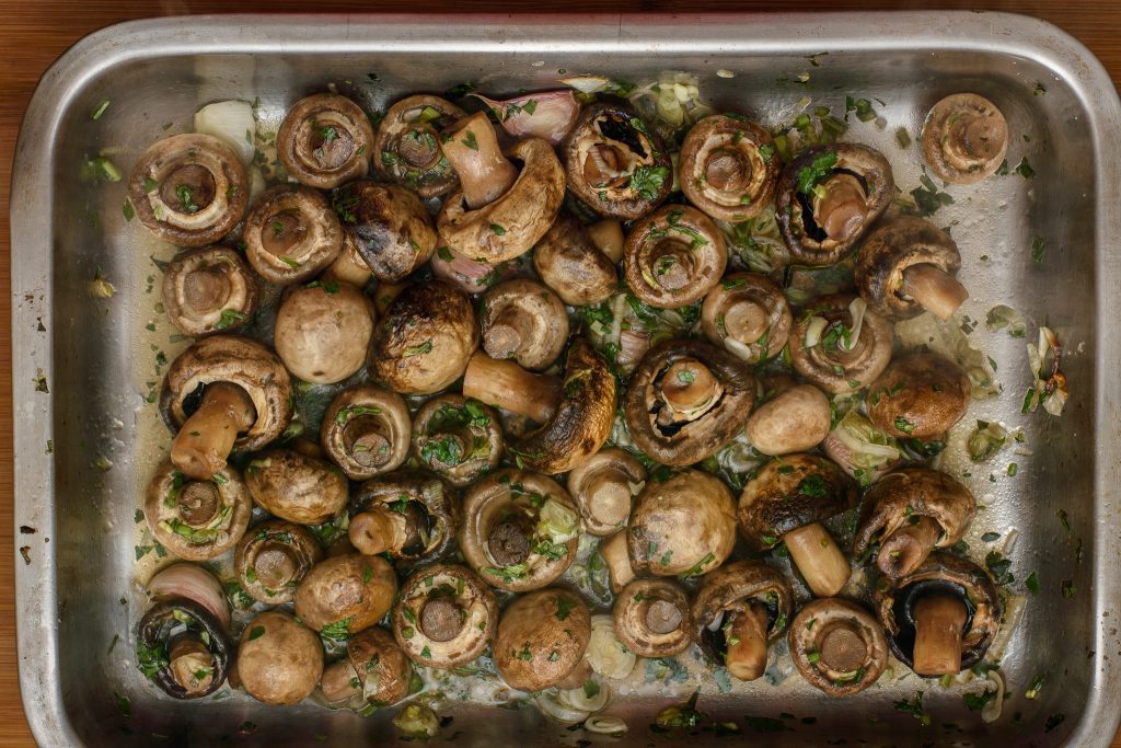 Roasted mushrooms recipe - SunCakeMom
